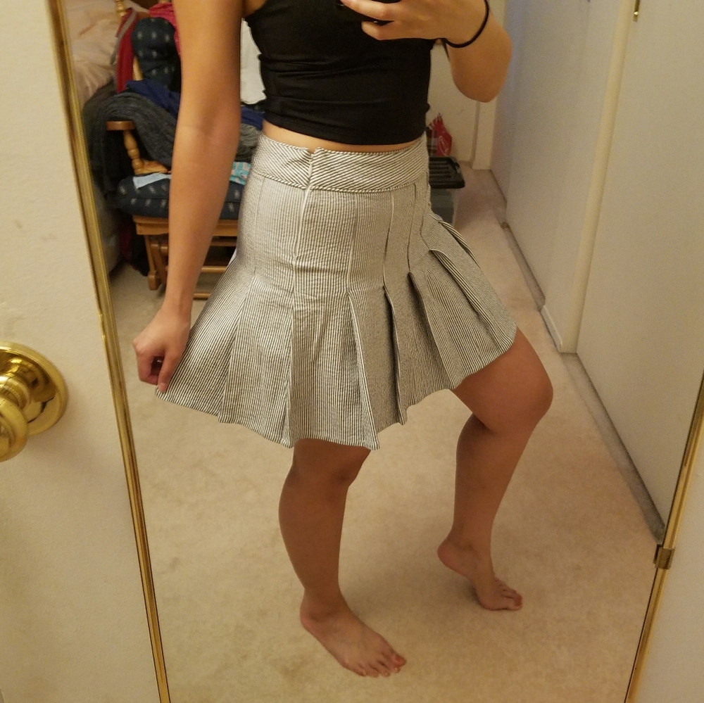 INC Striped Skirt